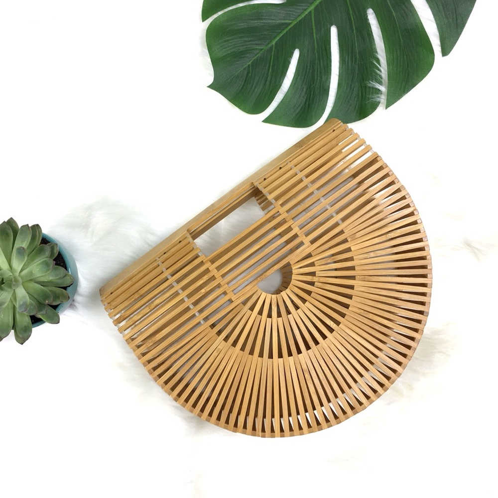 Bamboo Half Moon Handcrafted Bag